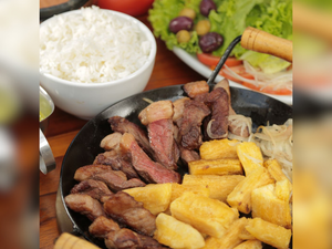 Picanha com Mandioca